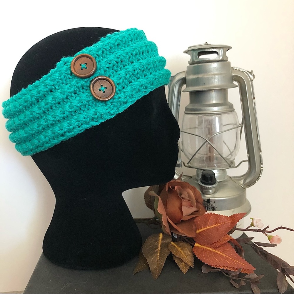 100% Merino Wool Mint Green Headband